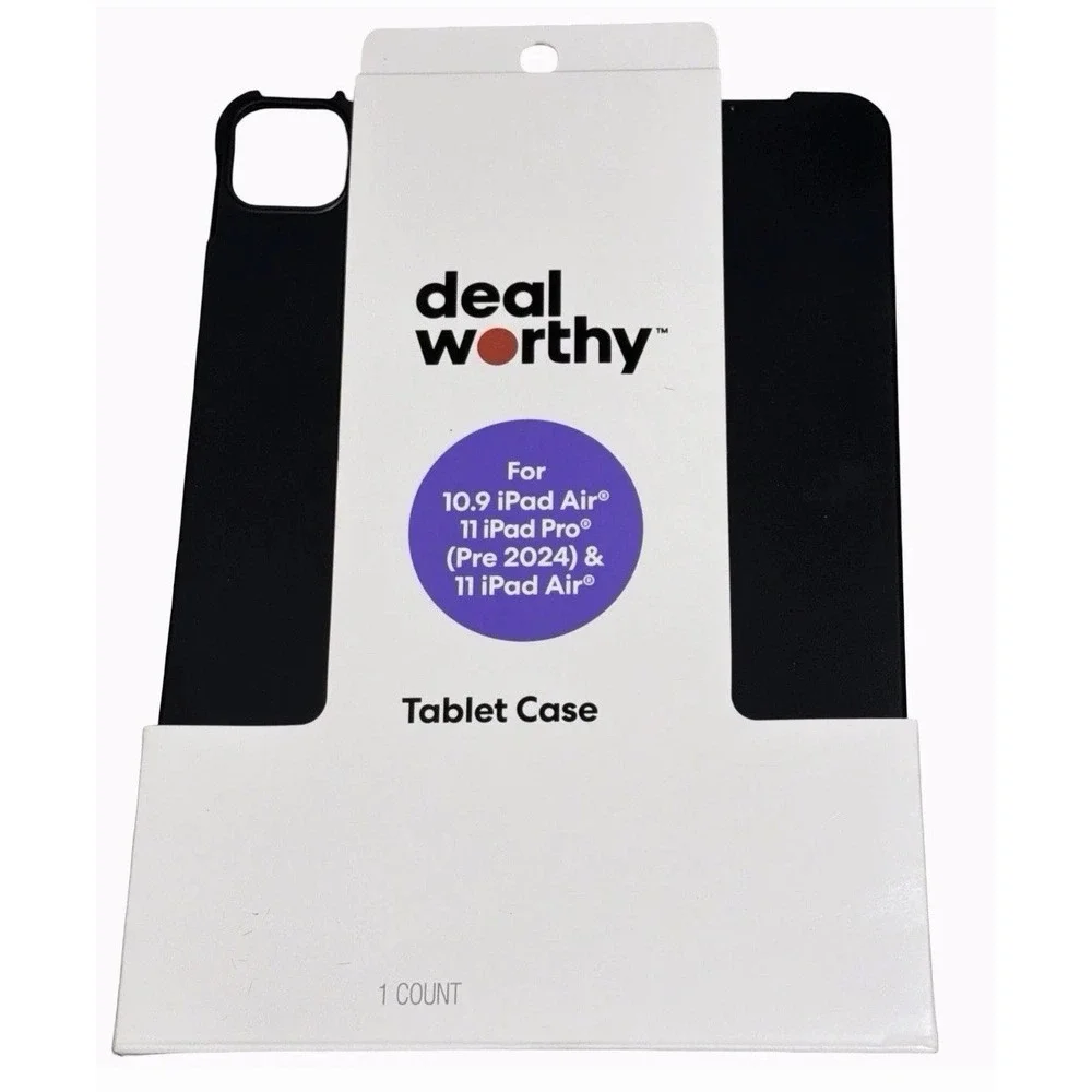 Deal Worthy Black Tablet Case for iPad Air & iPad Pro 11 AAB1-32 NEW